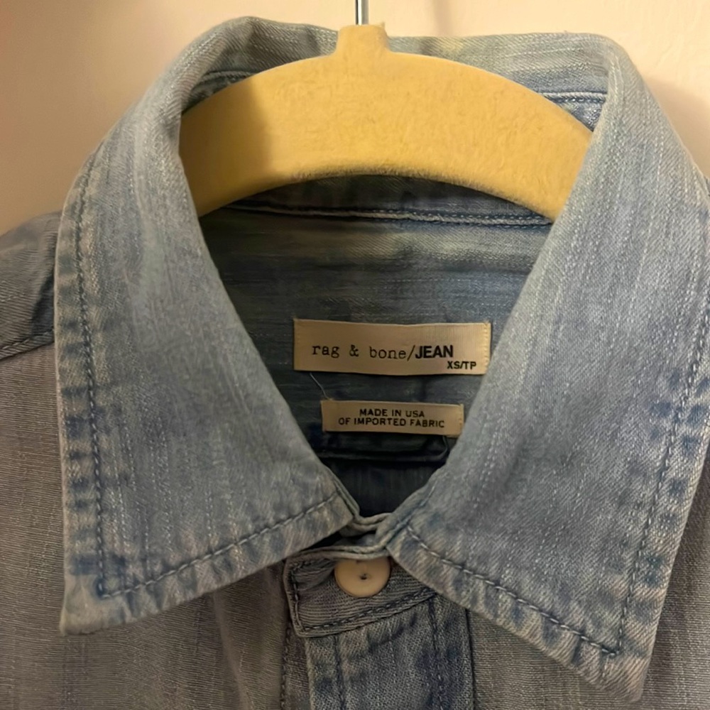 Rag & Bone Jean Denim Chambray Shirt Size XS
